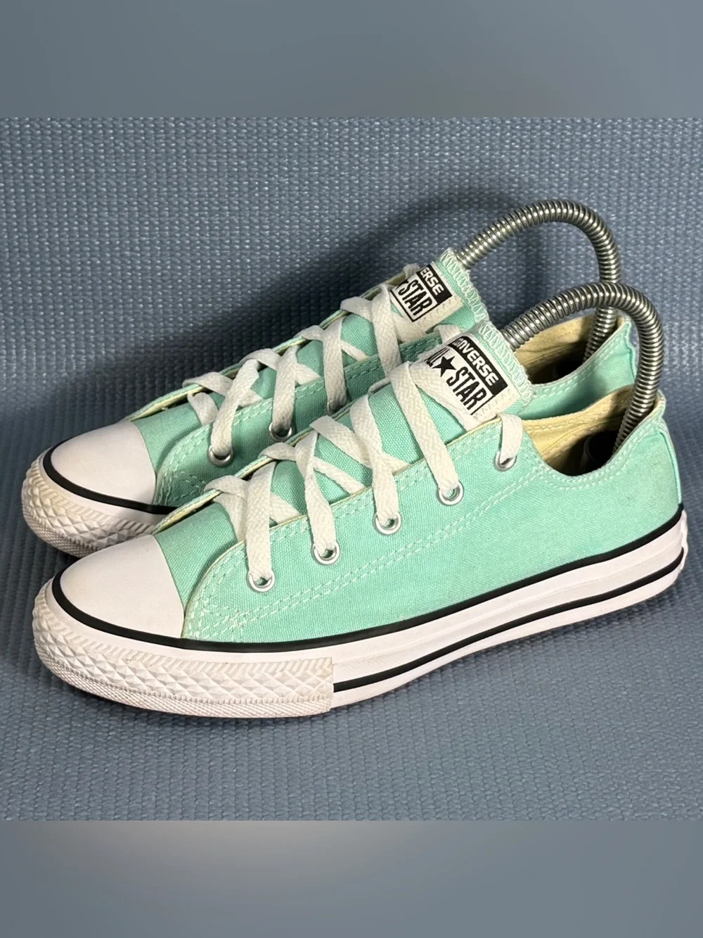 Converse Chuck Taylor All Star Turquoise Low Sneakers Big Kid Size 3